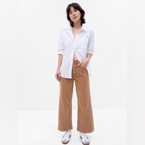 NWT Gap High-Rise Stride Ankle Jeans in Light Brown